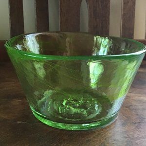 KOSTA BODA Art Glass bowl UHV, Ulrica Hydman Vallien Opalescent Glass bowl